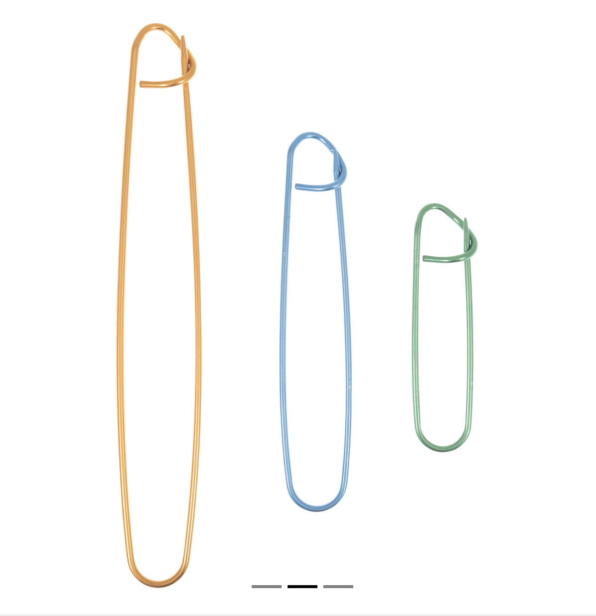 Stitch Holders: Aluminium: 3 Sizes: 3 Pieces