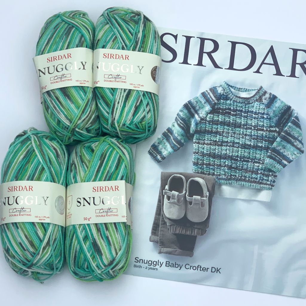 Knitting Kit - Snuggly Baby Crofter DK - Seth - 4 Balls Yarn + Pattern 5292
