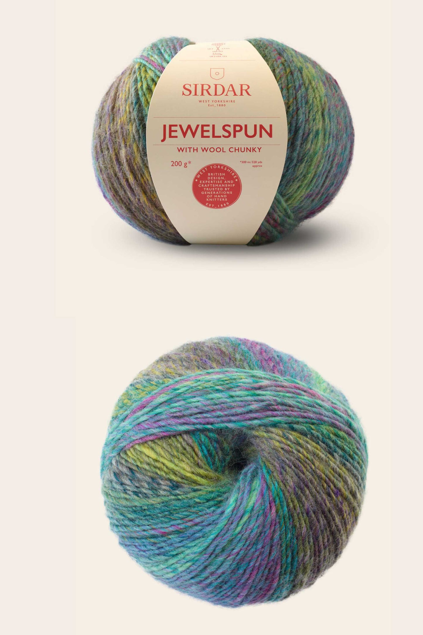 Sirdar Jewelspun with Wool Chunky, 200g (F258)