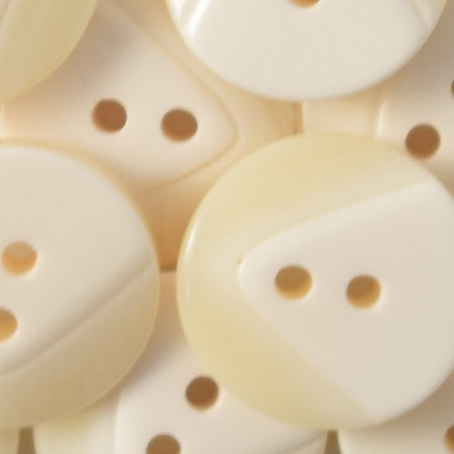 20mm 2 Hole Chunky Cream 212001 x5