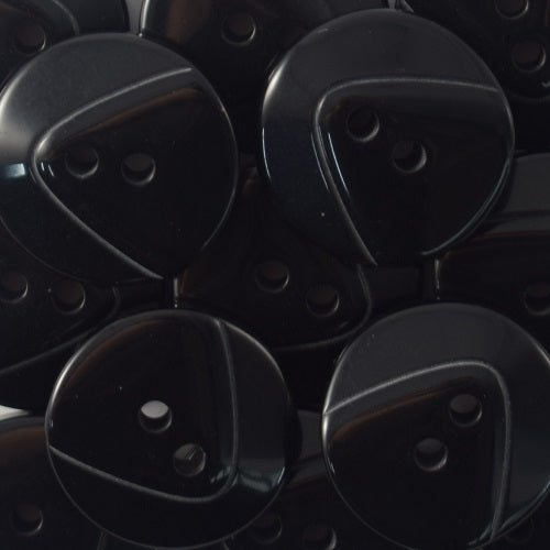 20mm 2 Hole Chunky Black 212010 x5