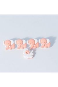 Elephant 20mm Pink 230906 x5