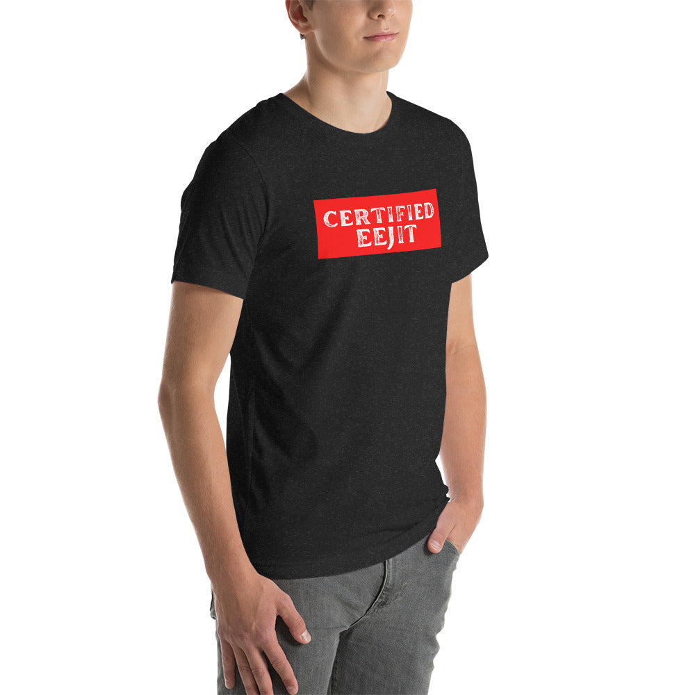 Funny CERTIFIED EEJIT Short-Sleeve T-Shirt