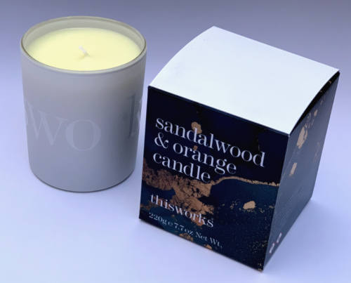 This Works Sandalwood & Orange Candle 40 Hrs Essential Oils 220g