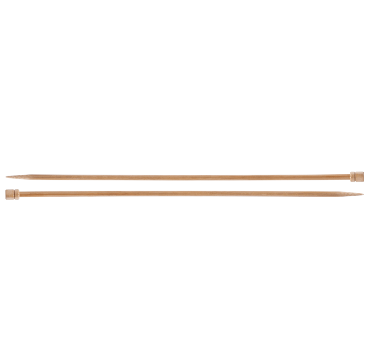 Knitting Pins: Single-Ended: Bamboo: 33cm x 4.00mm (Milward)