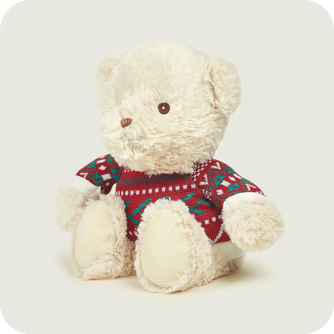 Warmies Christmas Jumper Bear Plush