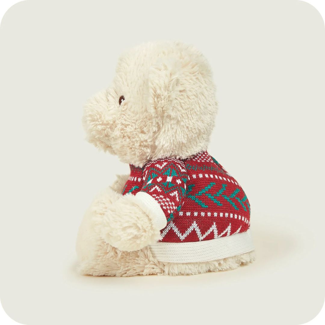 Warmies Christmas Jumper Bear Plush