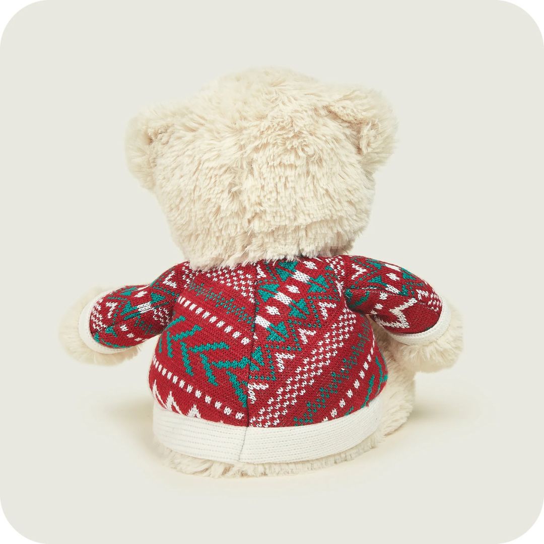 Warmies Christmas Jumper Bear Plush