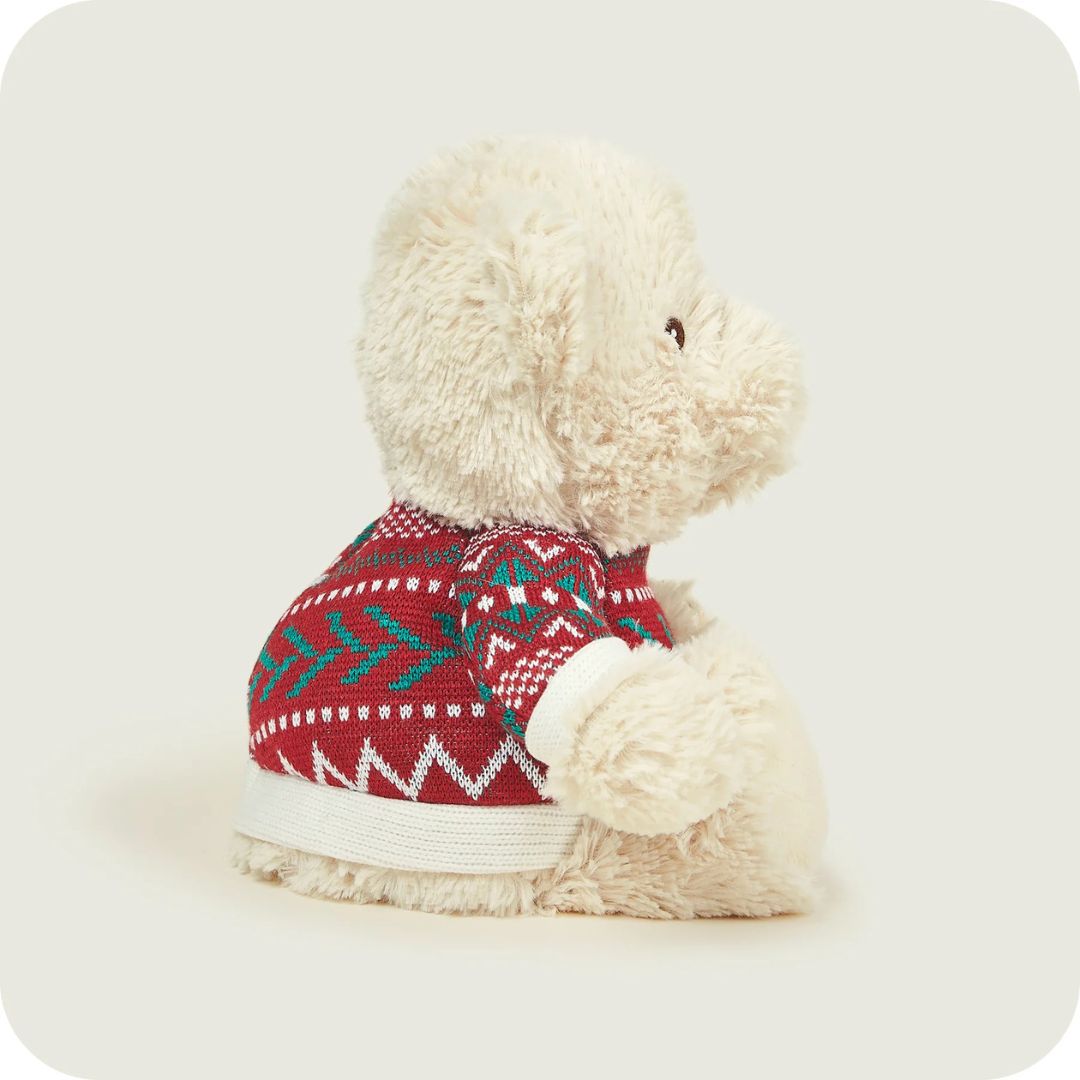 Warmies Christmas Jumper Bear Plush