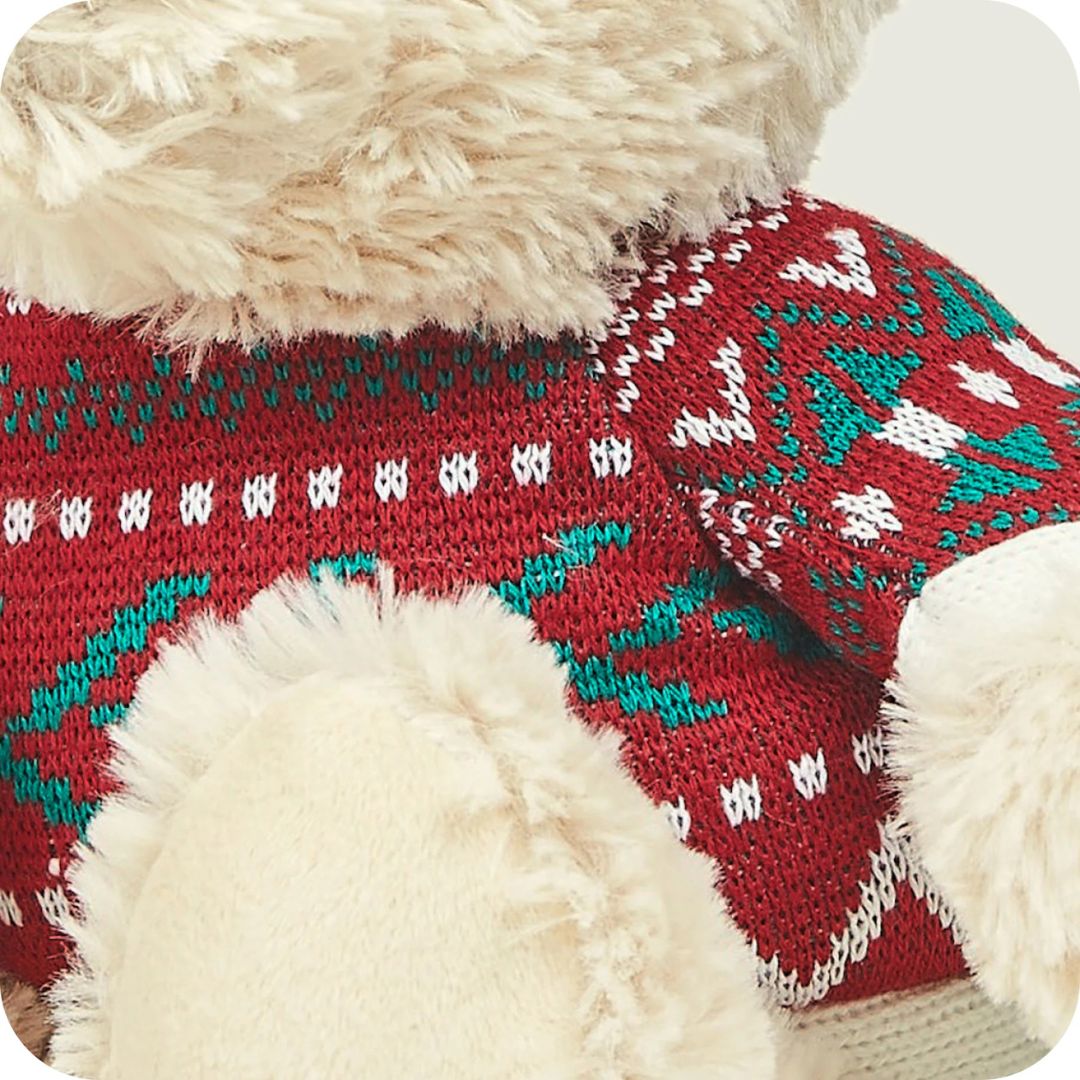 Warmies Christmas Jumper Bear Plush