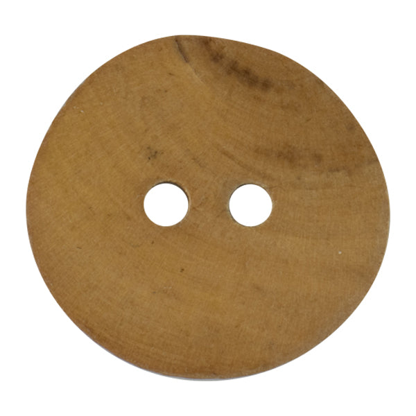 Buttons 25mm Poplar Wood Carded: Pack of 2: Code E