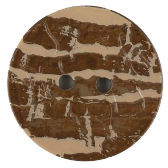 Leather Look 2 Hole 23mm Brown 331053 x5