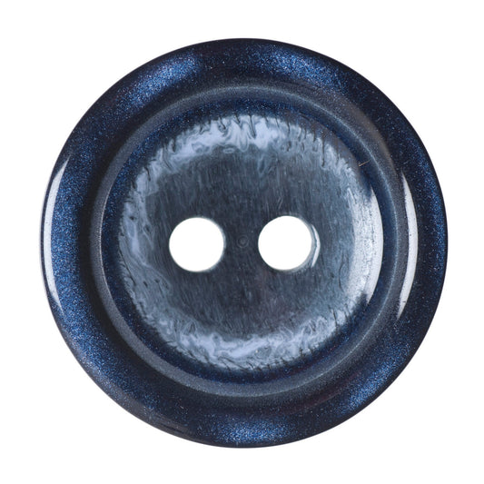Buttons 17.5mm Code B Pack 2 Navy