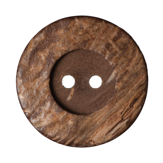 Button 22.5mm: Pack of 3: Code C - Brown