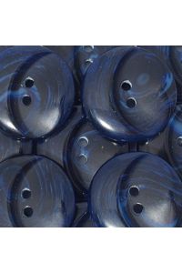Oval Bulge 2 Hole 23mm Dark Blue 300553 x5