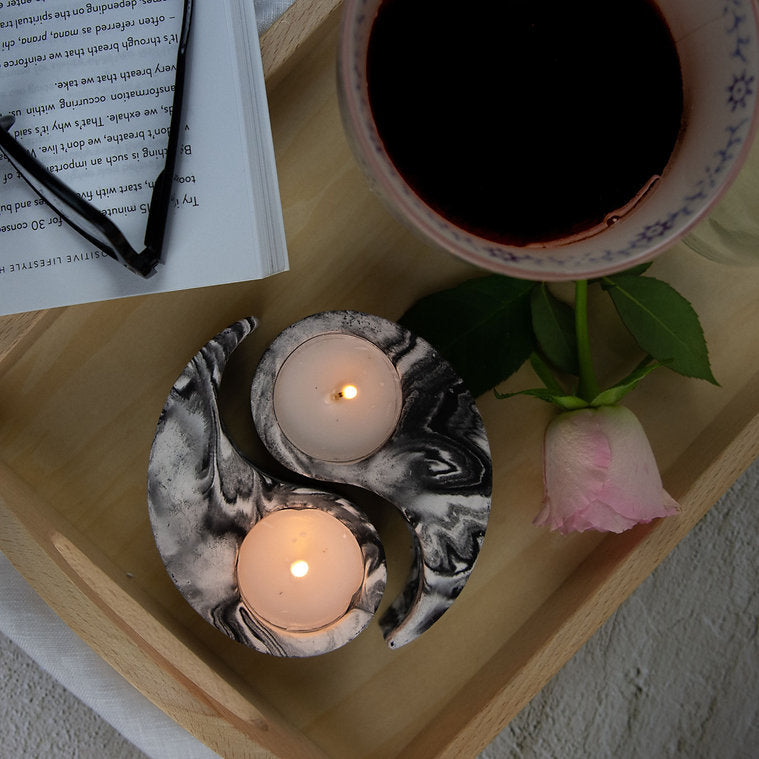 Aphrodite Yin & Yang Tealight Holders