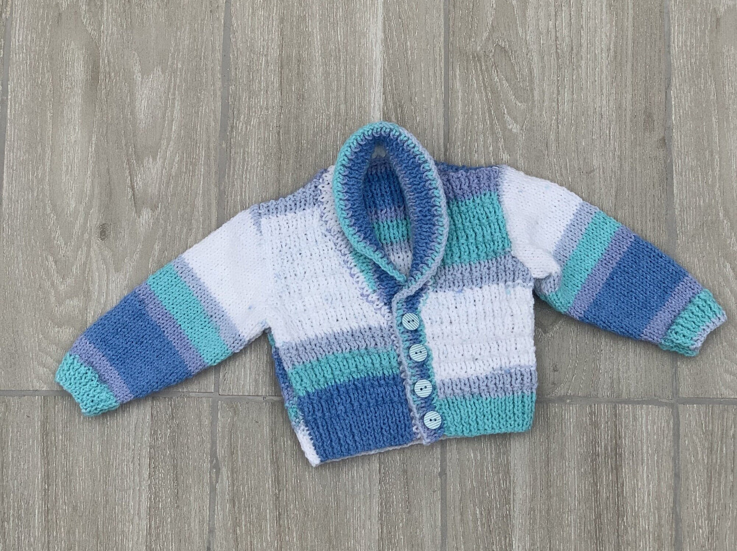 Boys Shawl Collar Cardigan (0-3m)