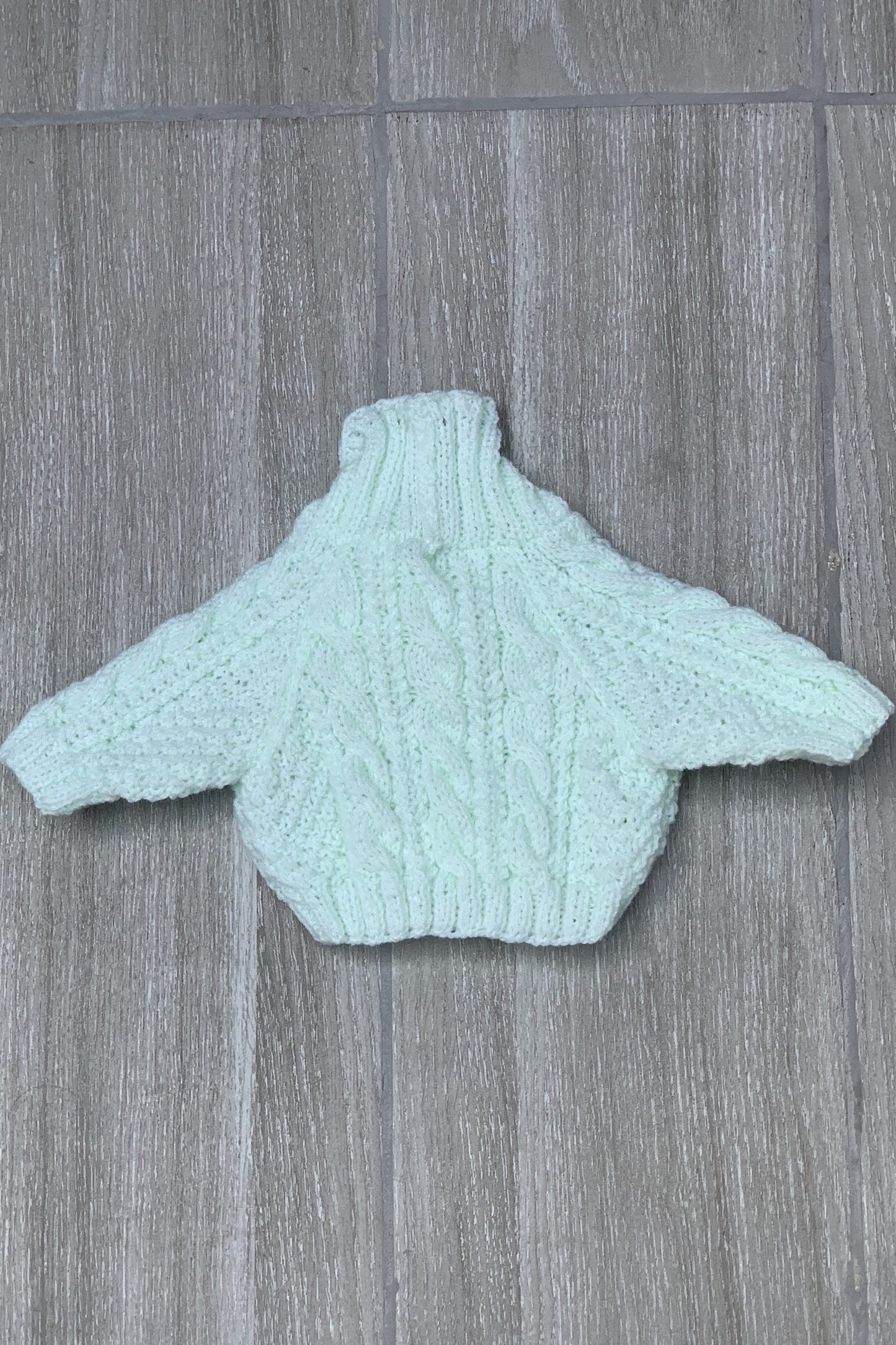 Boys Shawl Collar Cardigan (for premature baby)