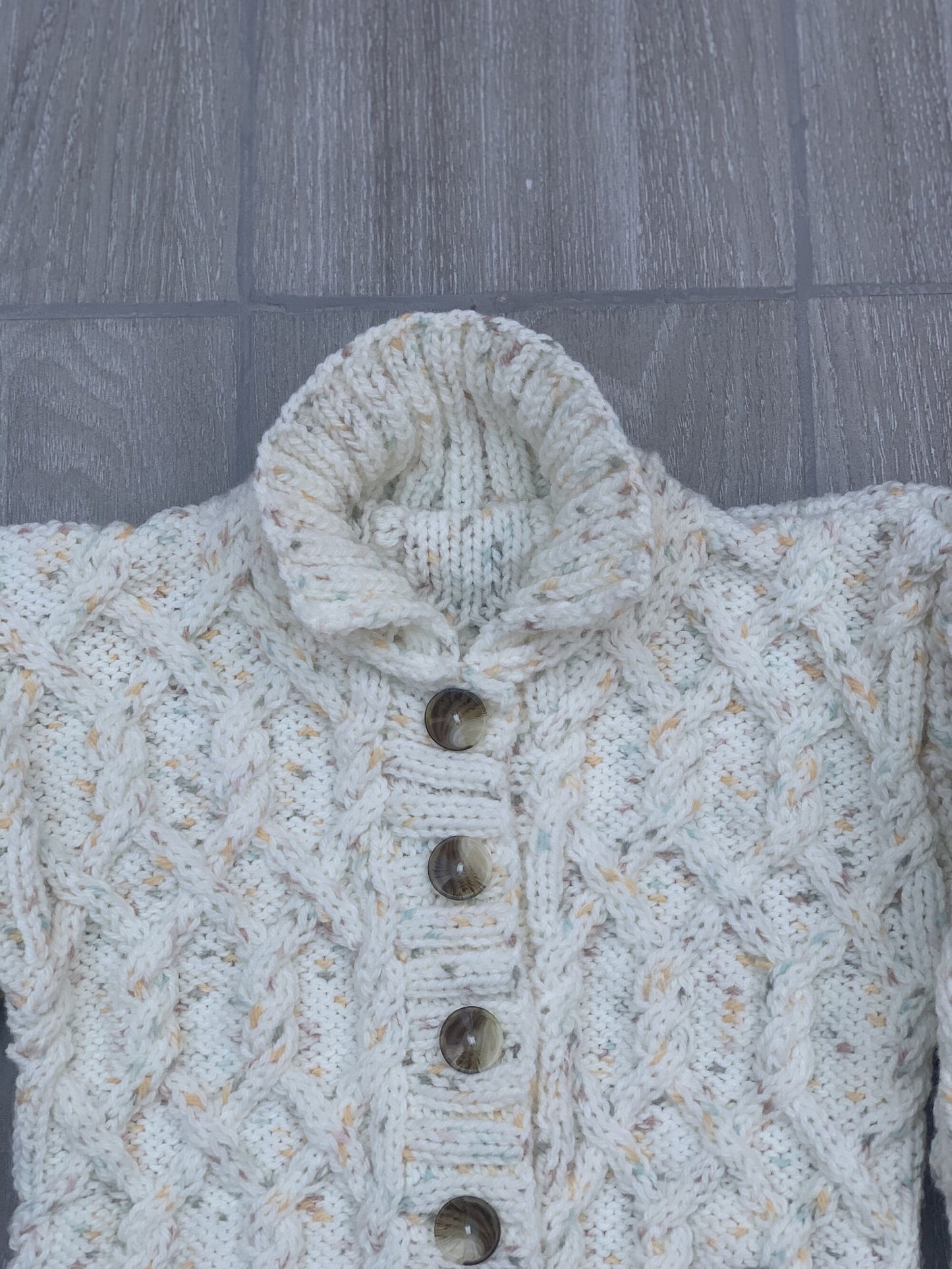 Girl's Jacket & Beret - Supersoft Aran (3 Years Approx.)