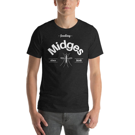 Funny Scottish "Feeding Midges" T-Shirt