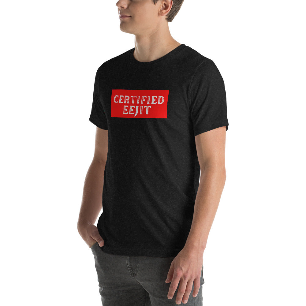 Funny CERTIFIED EEJIT  Short-Sleeve T-Shirt