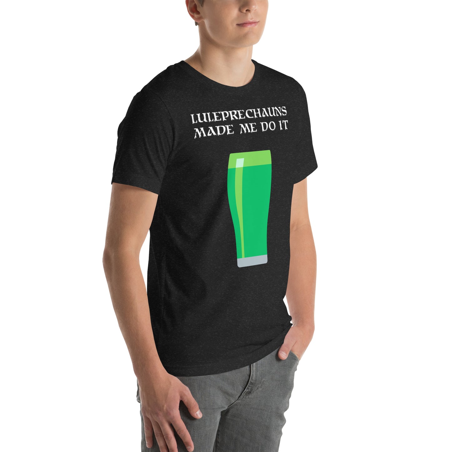 Funny St Paddy Day T-Shirt (Leprechauns Green Beer)