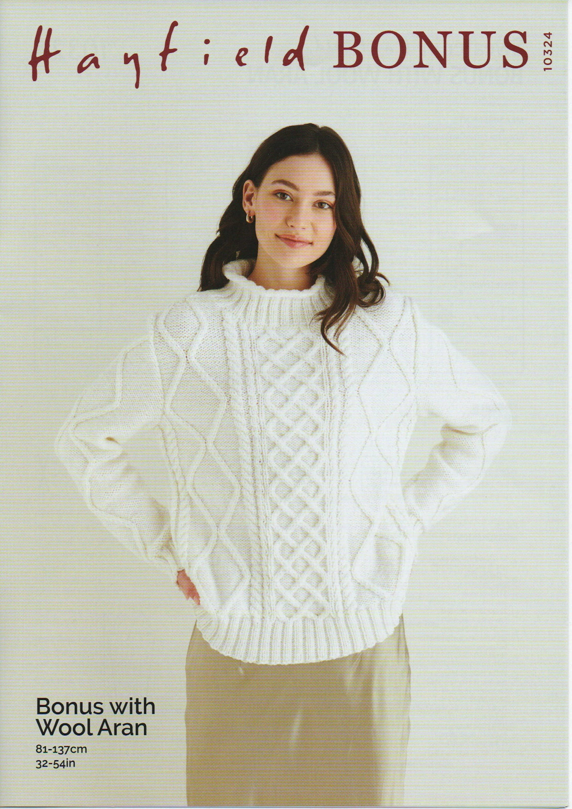 Hayfield Bonus with Wool Aran 10324 Knitting Pattern – Wild Haggis