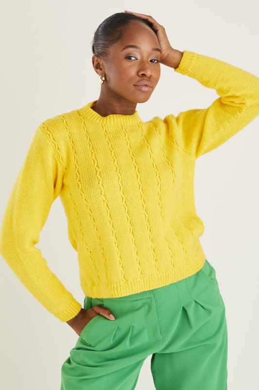 10591 Hayfield BONUS DK Sweater Knitting Pattern